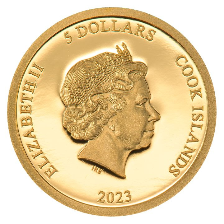 Cook Islands: Sparta 0,5 g Gold 2023 Proof