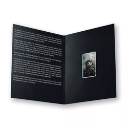 Monnaie de Terre Sainte - Chats Humains - Sarge barre colorée 1 oz Argent 2025