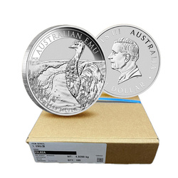 Emu australien 1 oz Argent 2024