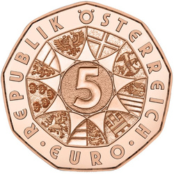 Moneda de Año Nuevo - Lucky Leap 5 Euro Cobre 2024