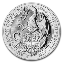 The Drachen 10 oz Silber 2018 The Queen’s Beasts