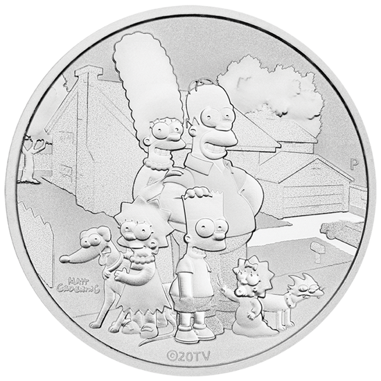 Tuvalu: The Simpson Family 1 uncja Srebra 2021