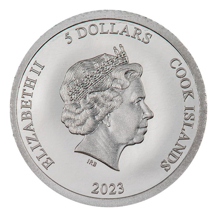 Cook Islands: Sparta 0.5 grams of Platinum 2023 Proof