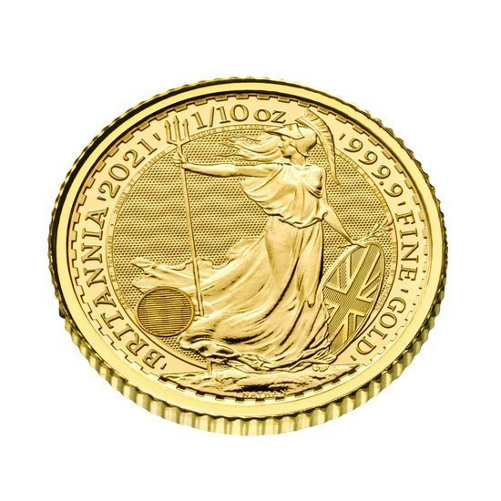 Britannia 1/10 uncji Złota 2021