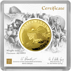 Noah's Ark 1 Oz Gold 2021