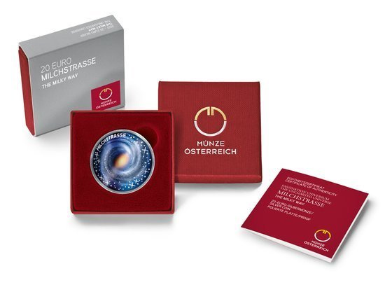 The Uncharted Universe: The Milky Way 20 Euro 2021 Proof