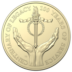 Centenary of Legacy 1 dolar hliníkový bronz 2023