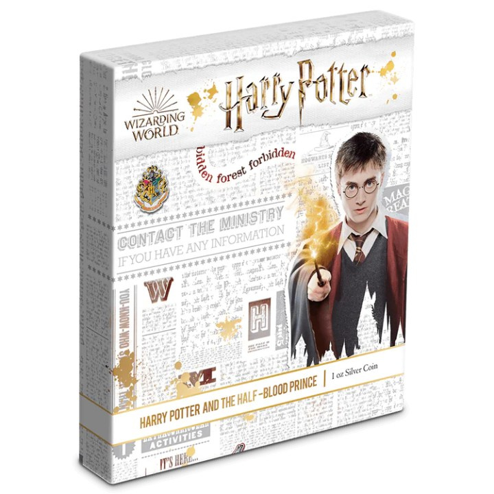 Niue: Harry Potter - Movie Poster 'Harry Potter and the Half-Blood Prince' coloured 1 oz Silber 2021 Proof