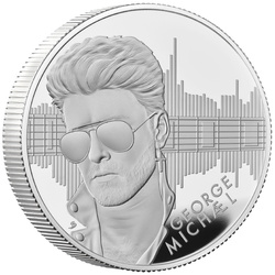 George Michael 2 oz Silver 2024 Proof