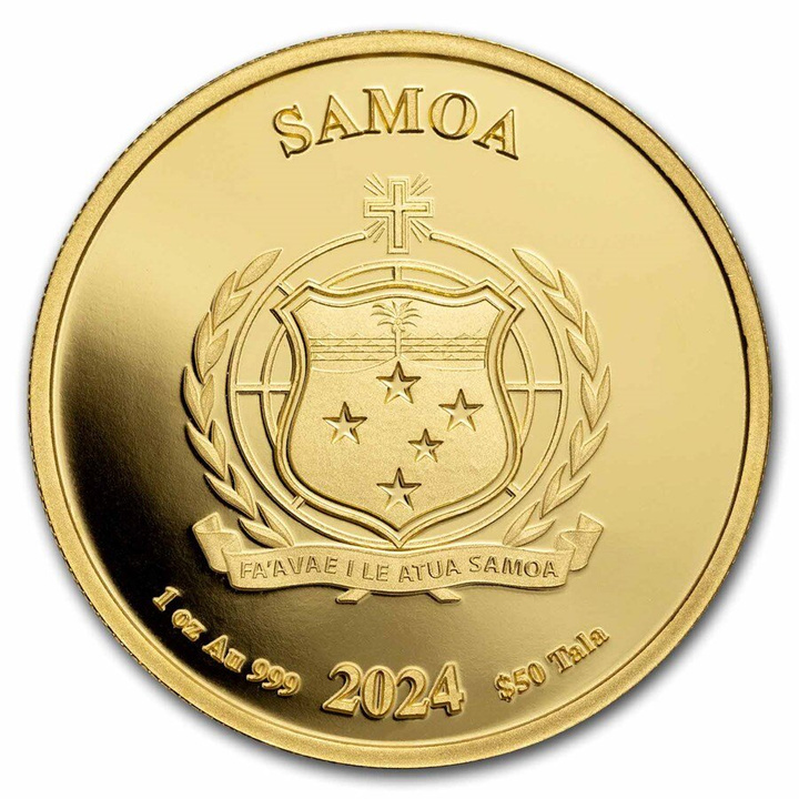 Samoa: Monopoly 1 uncja Złota 2024