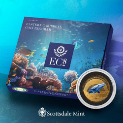 San Vicente y Las Granadinas - Ballena Jorobada color 1 oz Oro 2023 Proof