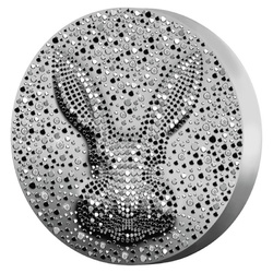 Niue: Steampunk - Metal Fish $5 placcato in oro Argento 2022 High Relief Antiqued Coin