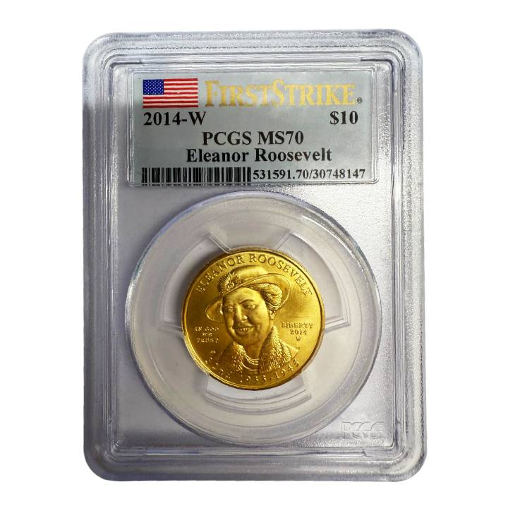 First Spouse USA: First Spouse – Eleanor Roosevelt 1/2 oz Gold 2014 First Strike ...