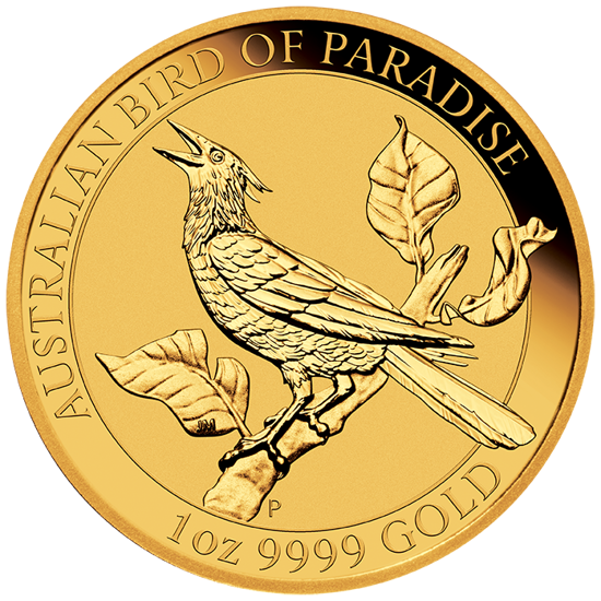 Bird of Paradise: Manucodia 1 uncja Złota 2019