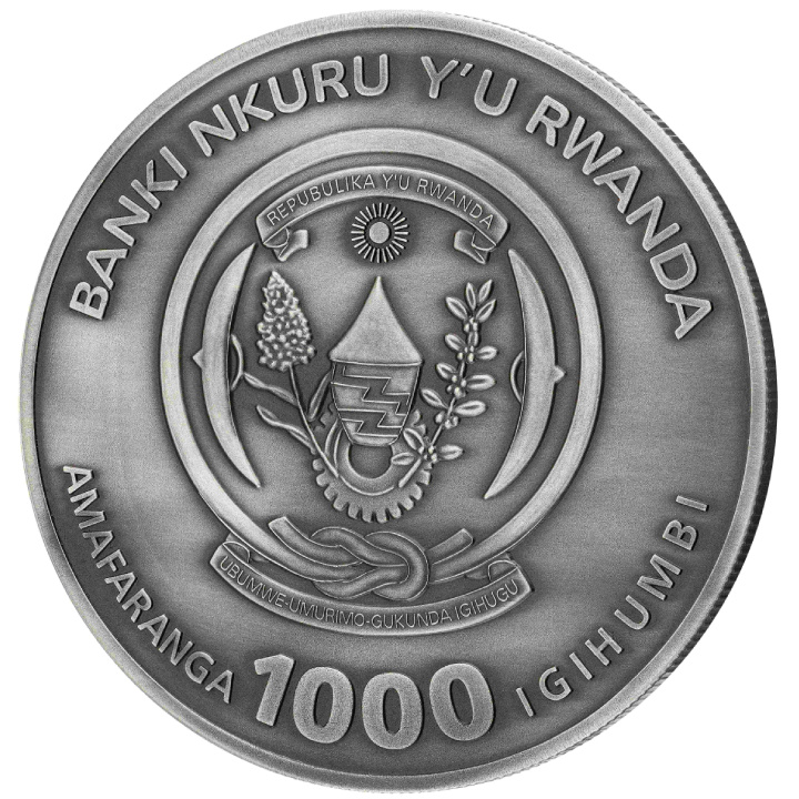 Rwanda: Nautical Ounce - 165 years of Great Eastern 3 uncje Srebra 2023 Antique Finish