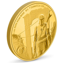 Niue : Star Wars The Mandalorian – The Mandalorian 1 once d'or 2021 Proof