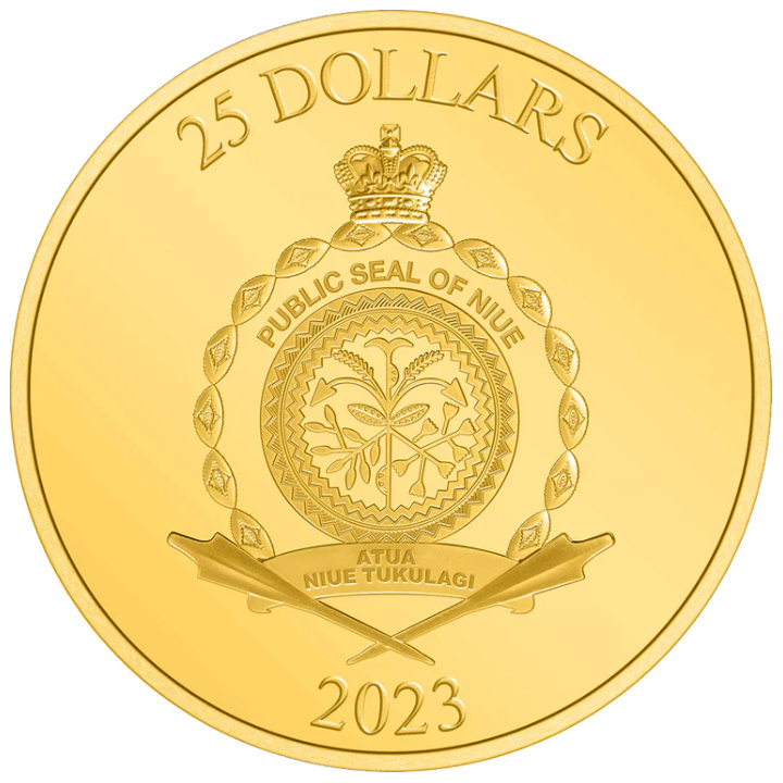 Niue: DC Comics - Shazam 1/4 oz Gold 2023 Proof