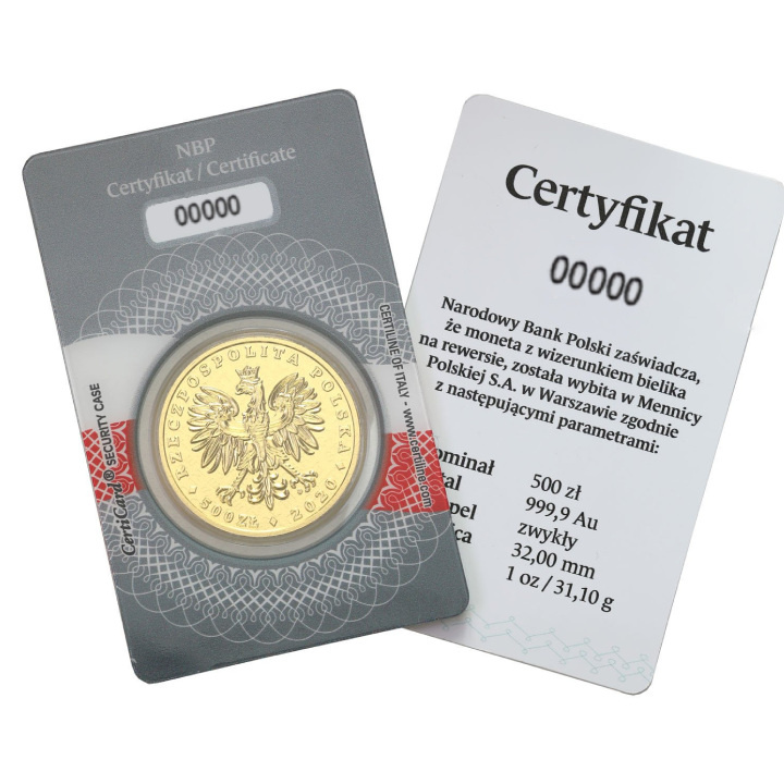 Águila de Cola Blanca "100 Años de Independencia 2018 1 oz Oro 2020