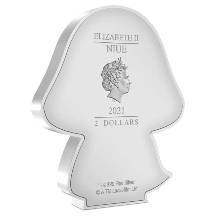 Niue: Star Wars - Chibi 'Kylo Ren' coloreado 1 oz Plata 2021 Proof