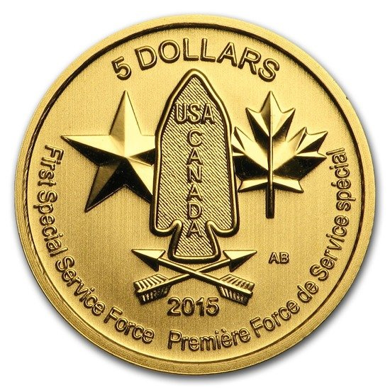 Special Service Force 1/10 oz Gold 2015