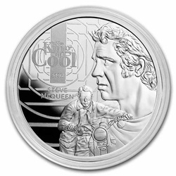 Samoa: Steve McQueen - The King of Cool 1 oz Silver 2021 