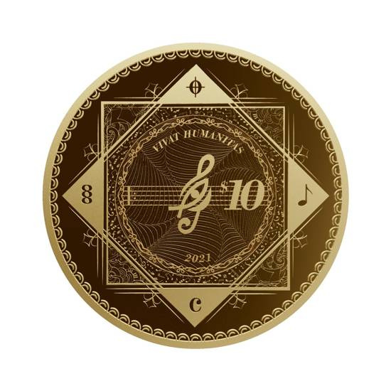 Tokelau: Vivat Humanitas 1/10 oz Gold 2021 Prooflike