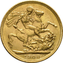Gold Sovereign Edward VII - Great Britain 1902-1910