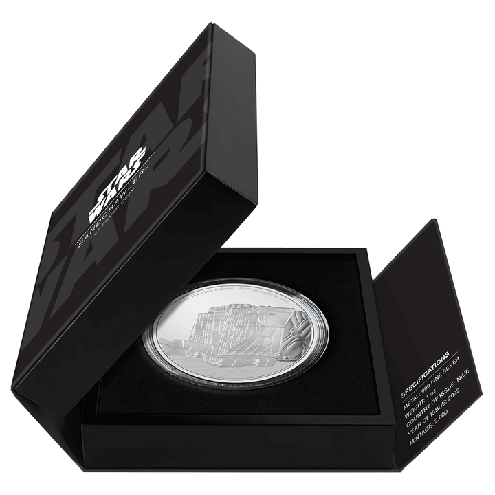 Niue: Star Wars - Sandcrawler 1 oz Plata 2022 Proof