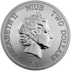 Niue Turtle 1 oz Silver 2016