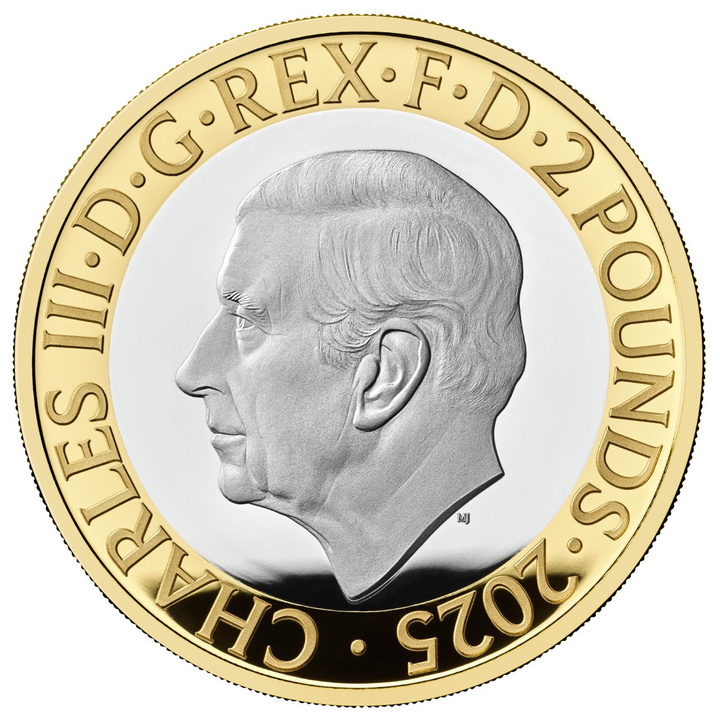 RRS Discovery £2 Gold Plated Silver 2025 Proof