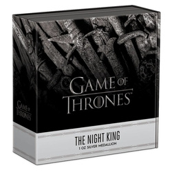 Game of Thrones - The Night King coloured 1 oz Silber 2022 Proof