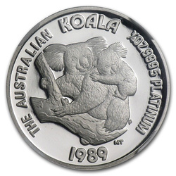 Koala 1/4 oz Platinum 1989PROOF