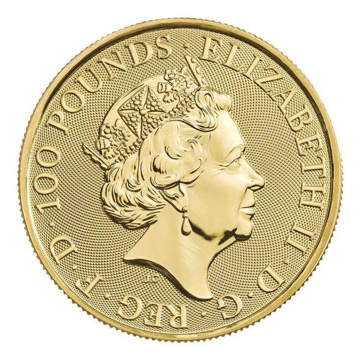 The Royal Tudor Beasts: The Yale Of Beaufort 1 oz Gold 2023