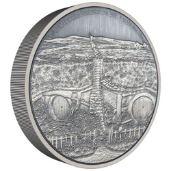 Niue : Le Seigneur des Anneaux - La Comté 3 onces d'argent 2022 Finition antique