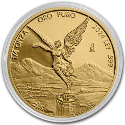 Mexican Libertad 1/4 uncji Złota 2024 Proof