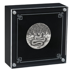 Perth Mint: Lunar III - Year of the Snake 2 oz Silver 2025 Antiqued Coin