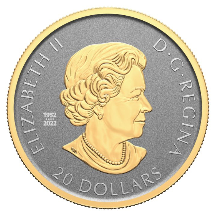 Canadá: Celebrate Love $20 Plata Chapada en Oro 2023 Proof