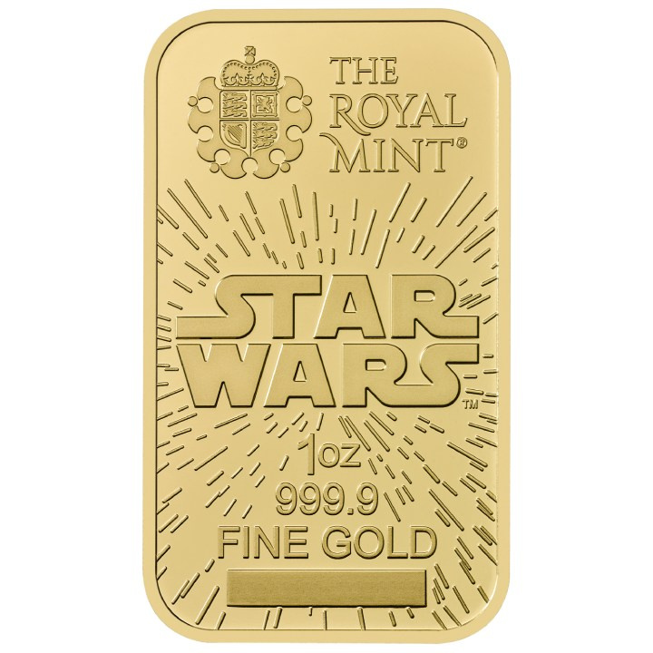The Royal Mint Bar: Star Wars – Jedi 1 uncia arany