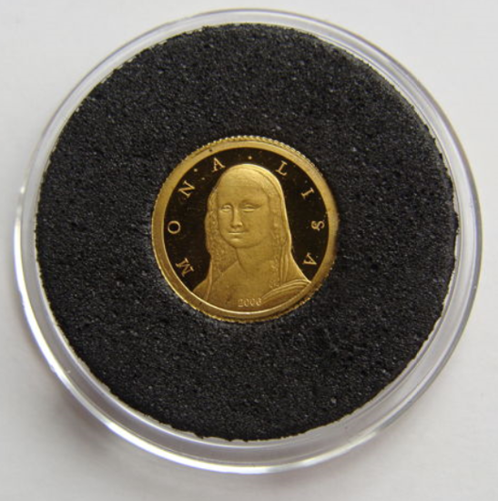Mona Lisa 0,5 g arany 2006 Proof