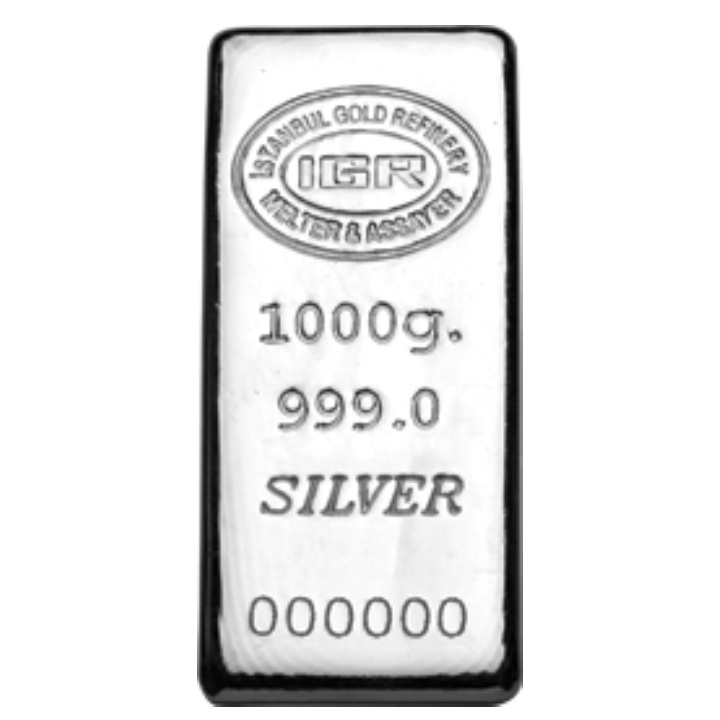 IGR Lingote 1000 gramos de plata LBMA GD Refiner