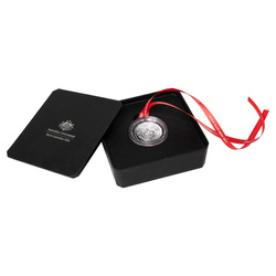 Christmas Decoration - Festive Floral kolorované 50c Stříbro 2025 Proof