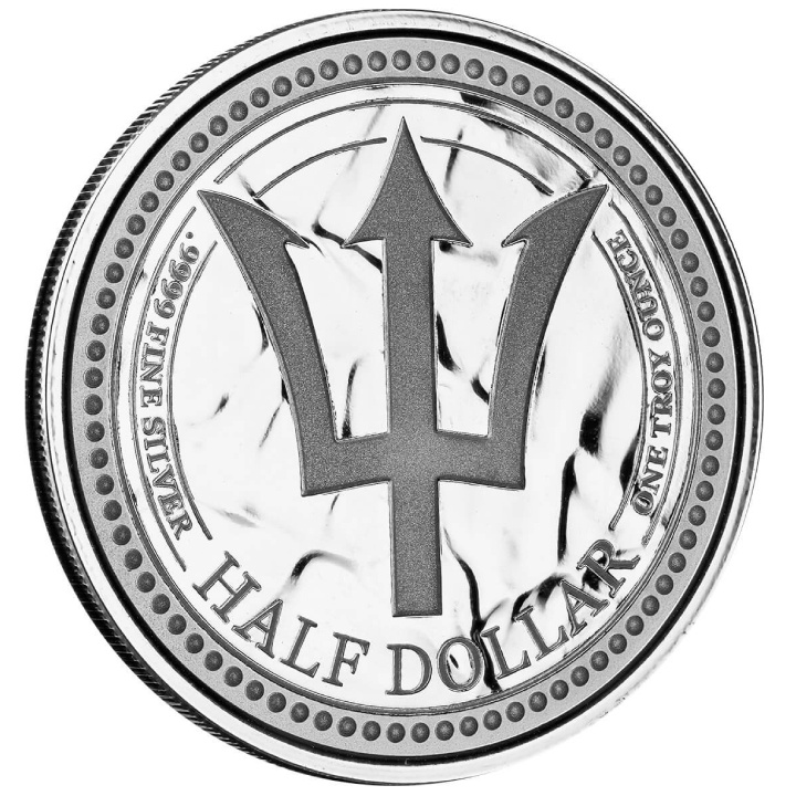 Barbados: Trident 1 uncia ezüst 2024 Prooflike