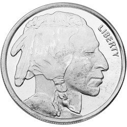 Bison 1/10 once d'argent Round