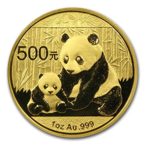 Panda cinese 1 oncia d'oro 2012
