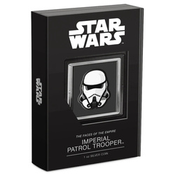 Niue: Star Wars Los Rostros del Imperio - Patrullero Imperial coloreado 1 oz Plata 2022 Proof