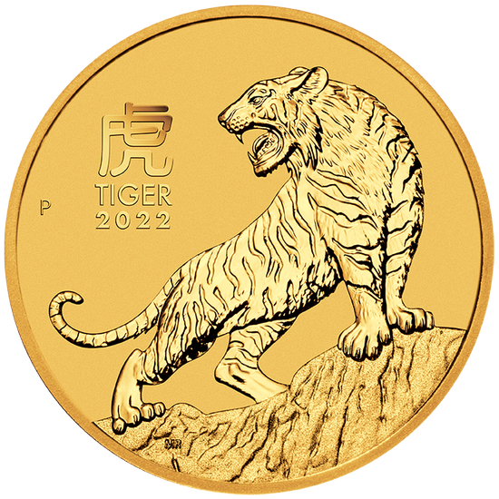 Lunar III: Anno del Tigre 10 once d'oro 2022