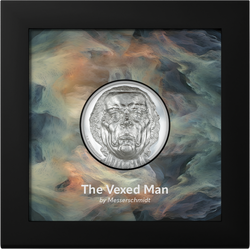 Îles Cook : Striking Heads - The Vexed Man 2 onces d'argent 2023 Proof Ultra High Relief