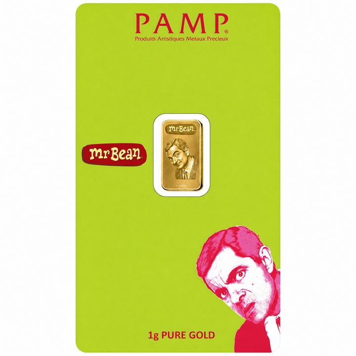 Mr. Bean Gold Bar 1 g Gold 2026 Prooflike