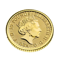 Britannia 1/10 oz Gold 2021 Certipack