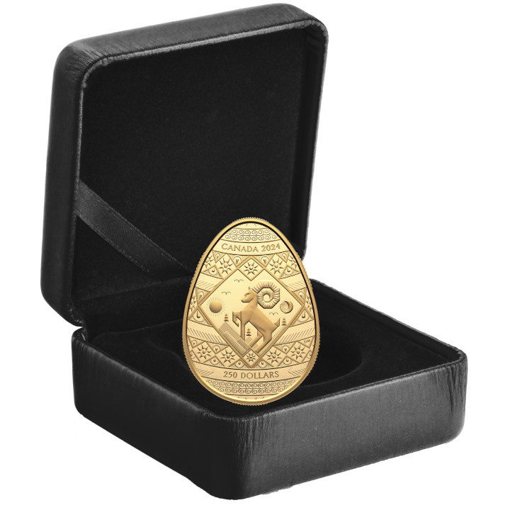 Canada: Uovo di Pasqua $250 Oro 2024 Proof